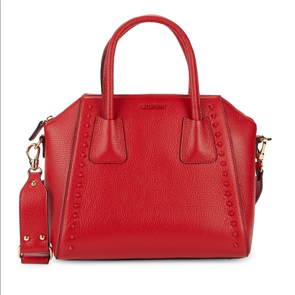 Valentino by Mario Preciosa Dollaro
Red leather w/Top Handle &Strap